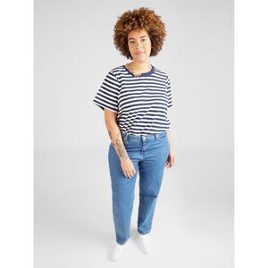 Michael Kors Womens Stripe Chain Neck Embellished T-Shirt, White, Plus Size, ...
